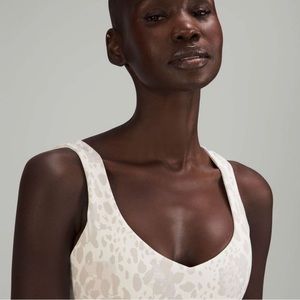 Lululemon Align tank size 6. White Camo Multi.